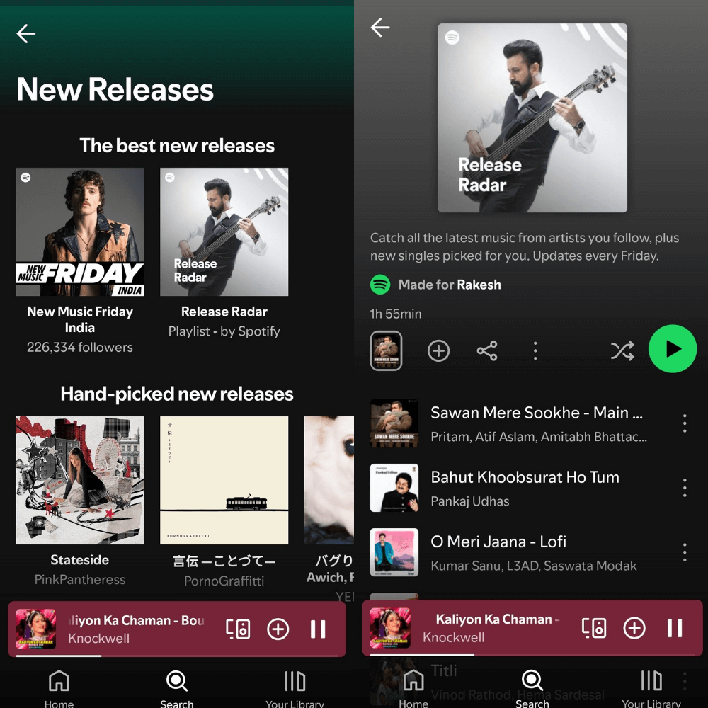 "Discovering new music on Spotify using Release Radar" Image