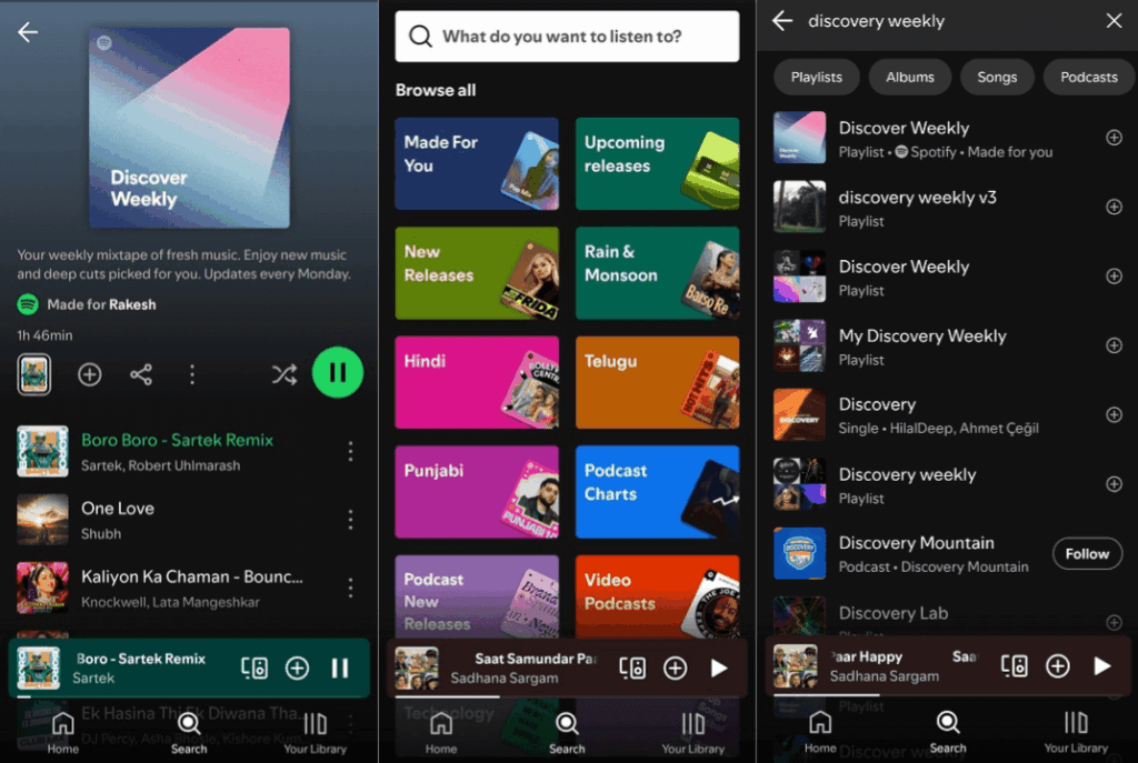 "Discovering new music on Spotify using Discover Weekly" Guide Image