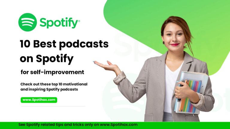 "10 Best Podcasts on Spotify for Self-Improvement 2025" poster image