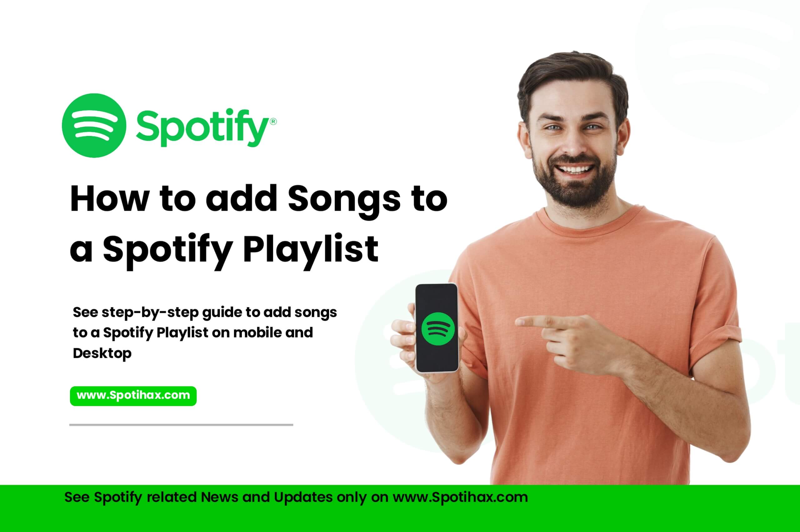 how to add songs to a Spotify Playlist poster image