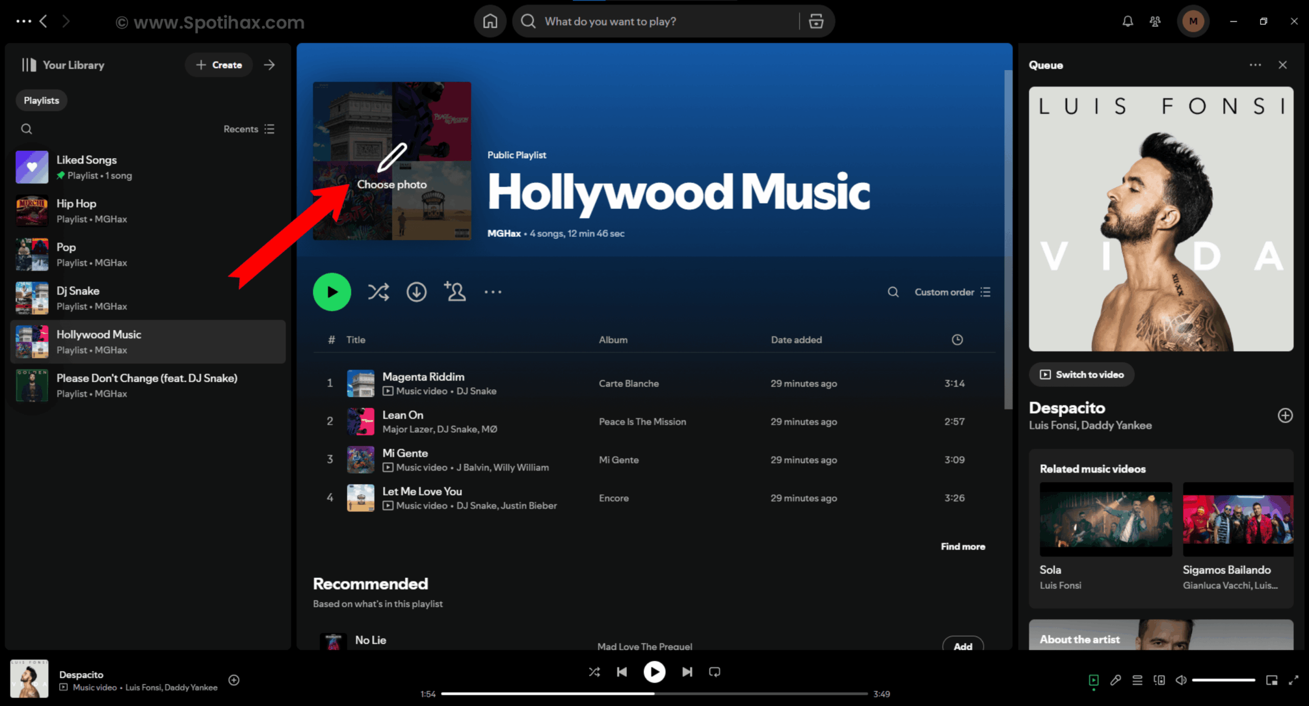 How to Change Spotify Playlist Picture on Desktop
