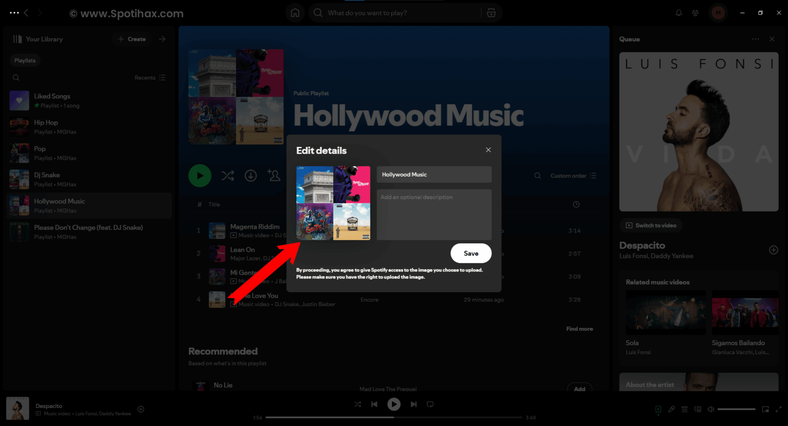 How to Change Spotify Playlist Picture on Desktop