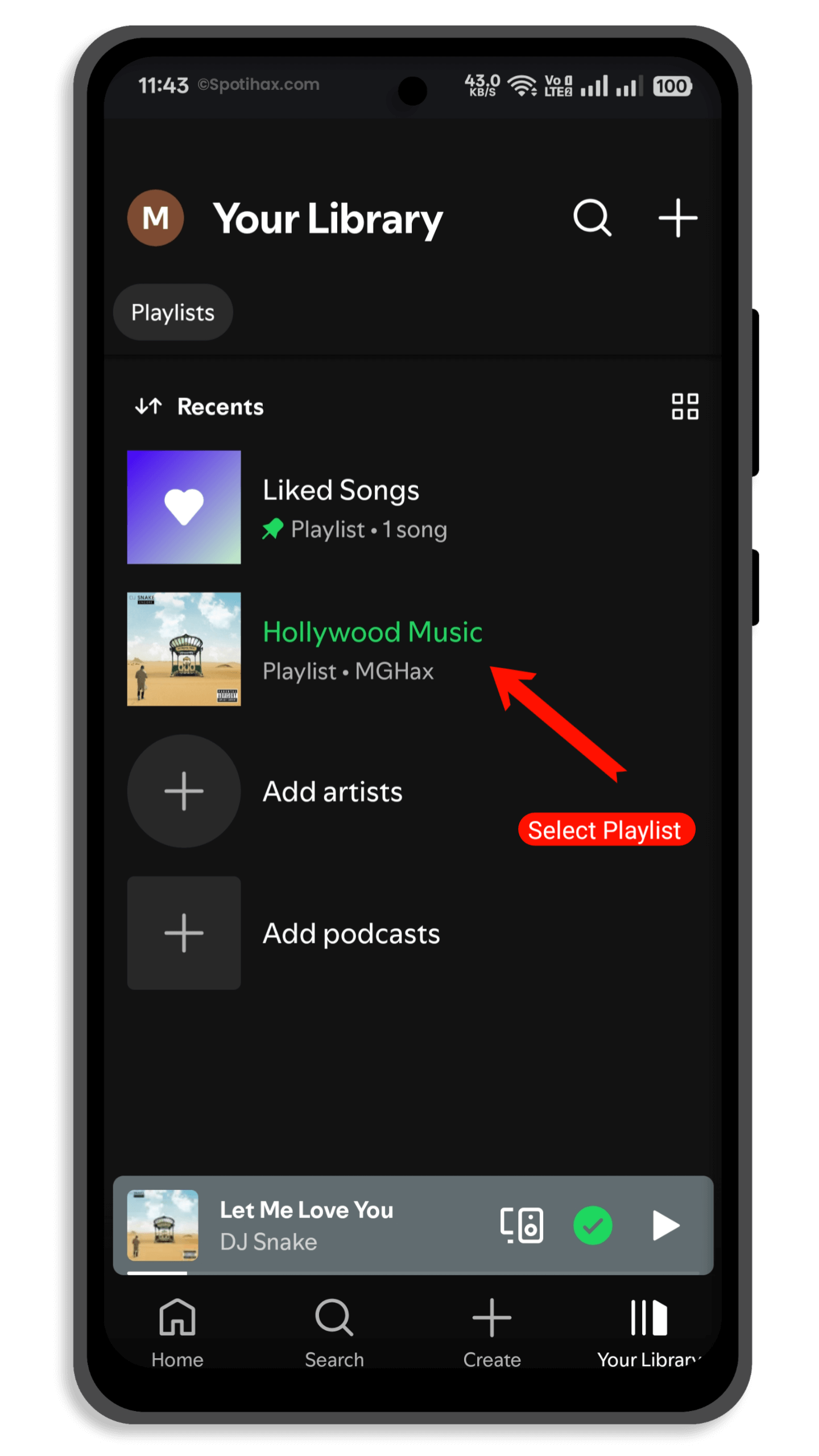"How to Change Spotify Playlist Picture on Mobile" Guide Image