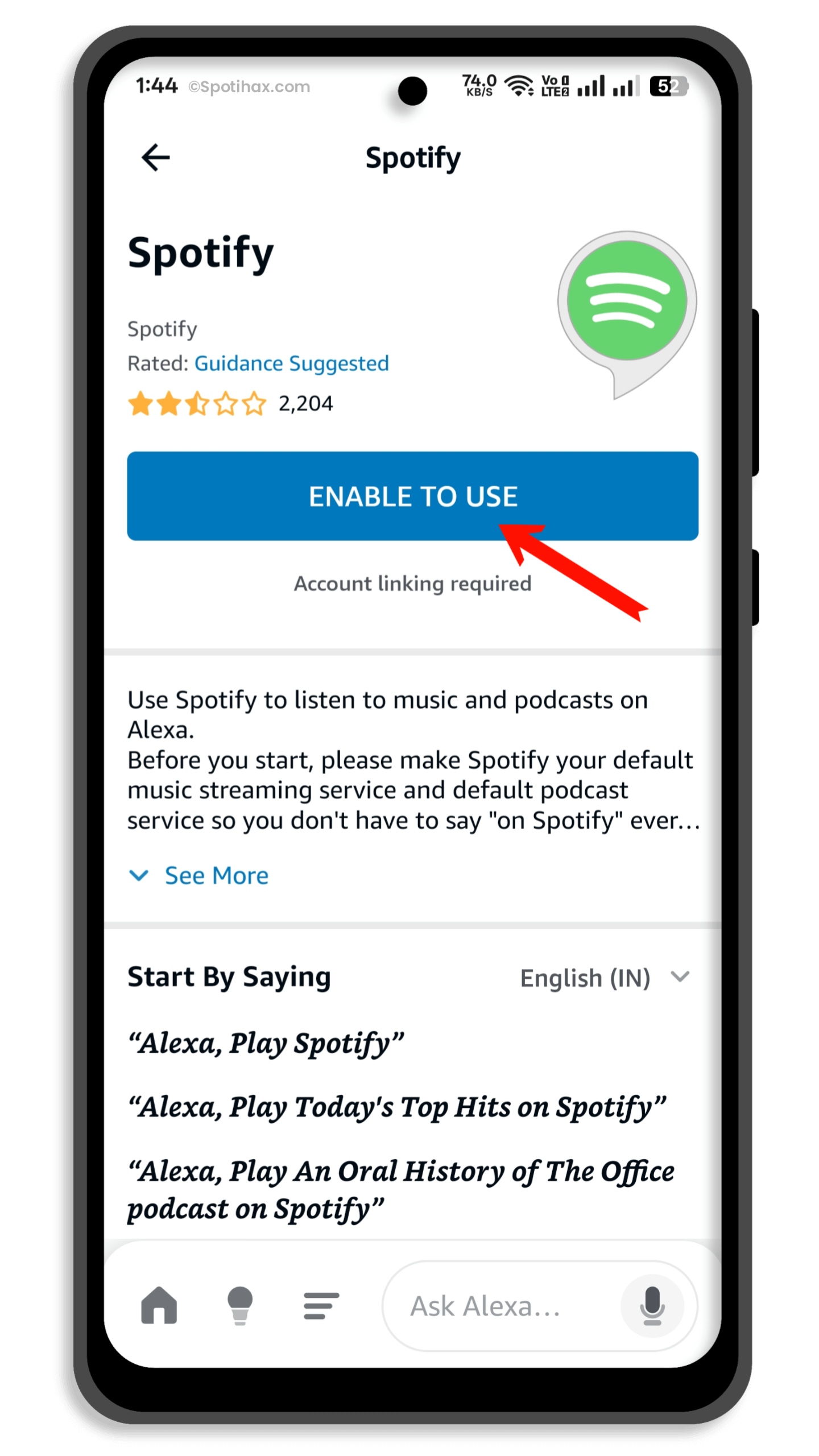 "How to Connect Spotify to Alexa" Guide Image