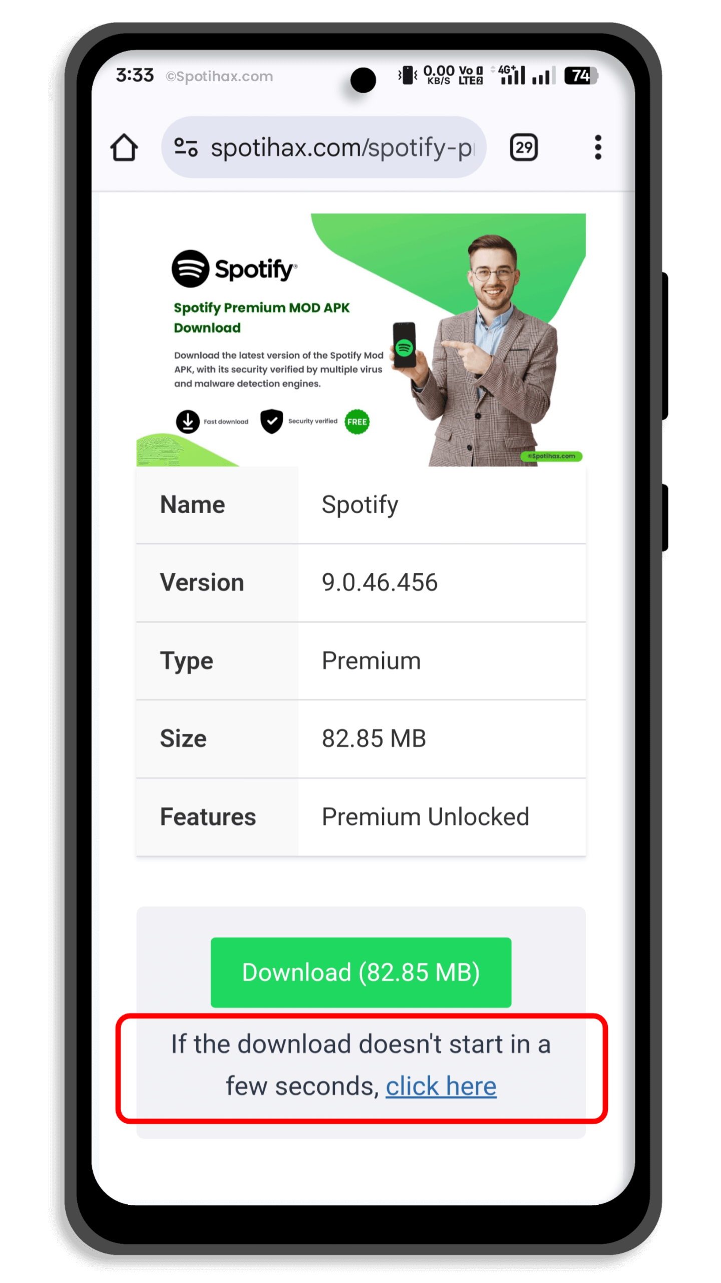 "How To Download Spotify Premium MOD APK" Guide Image
