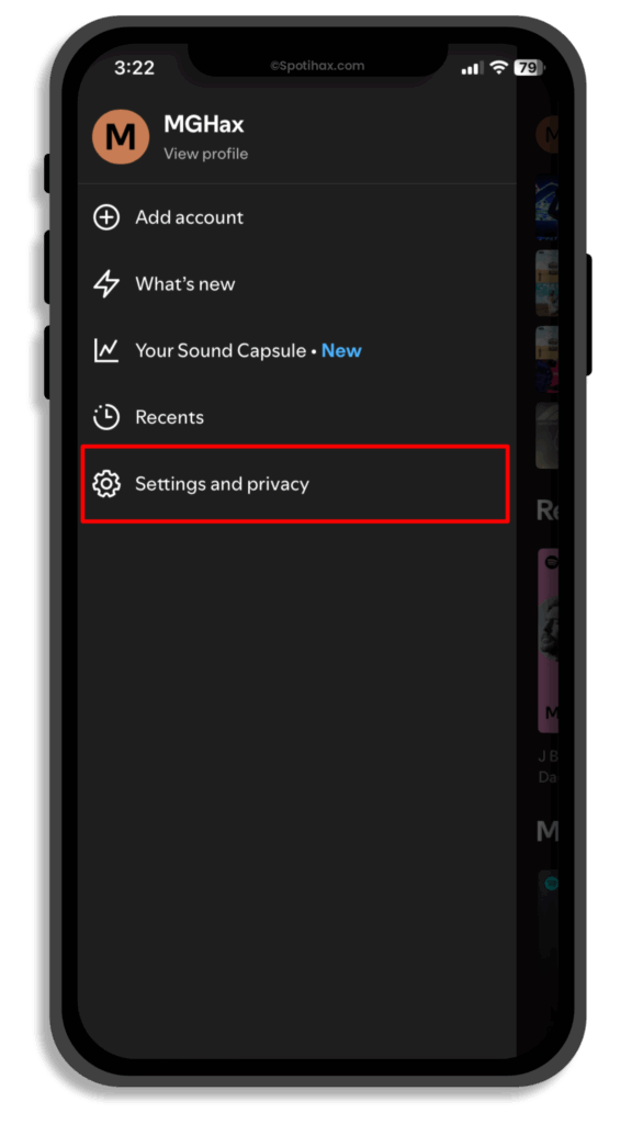 "How to Increase Spotify Volume Level on iPhone" Guide Image