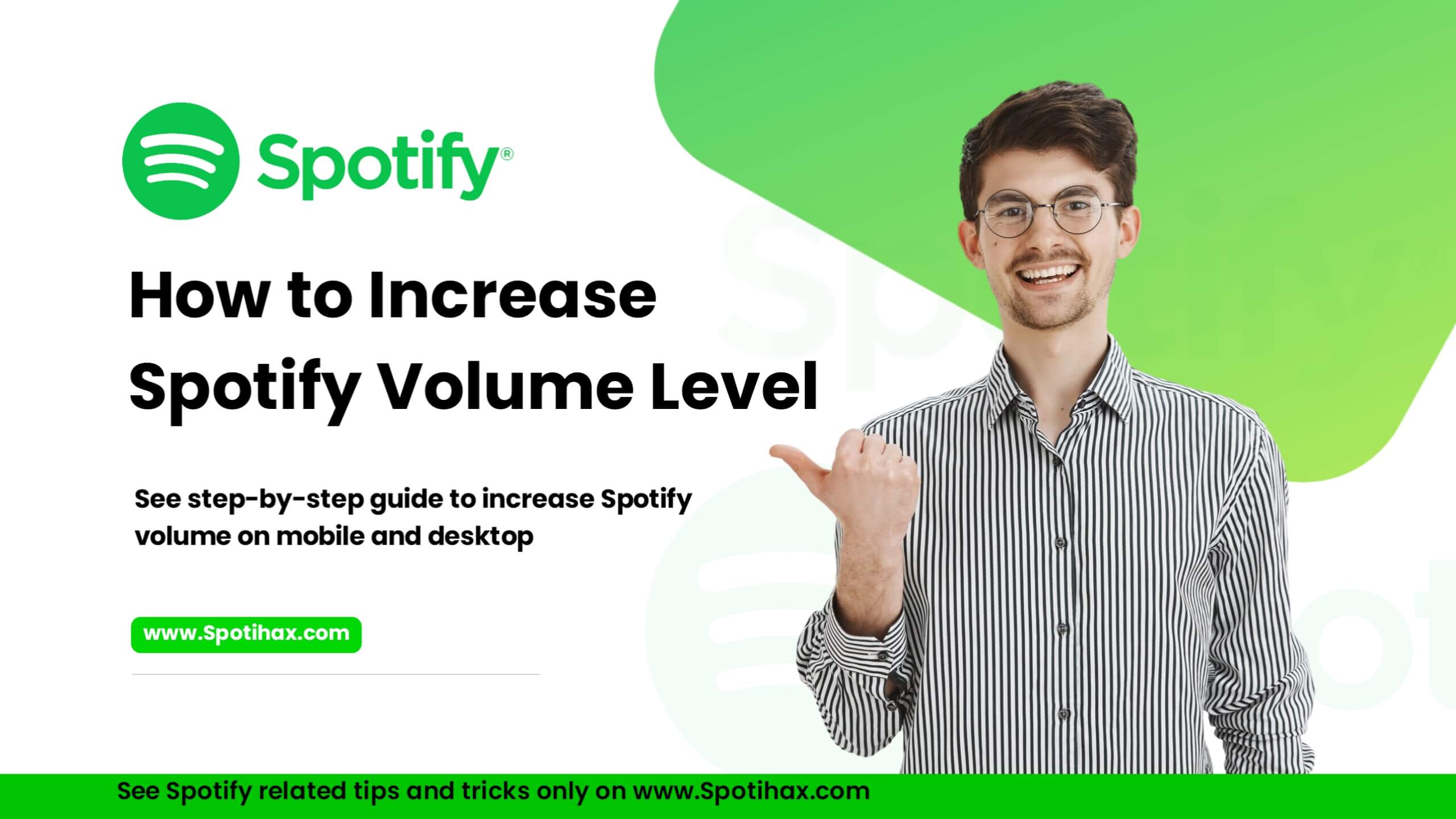 "How to increase spotify volume level poster" image