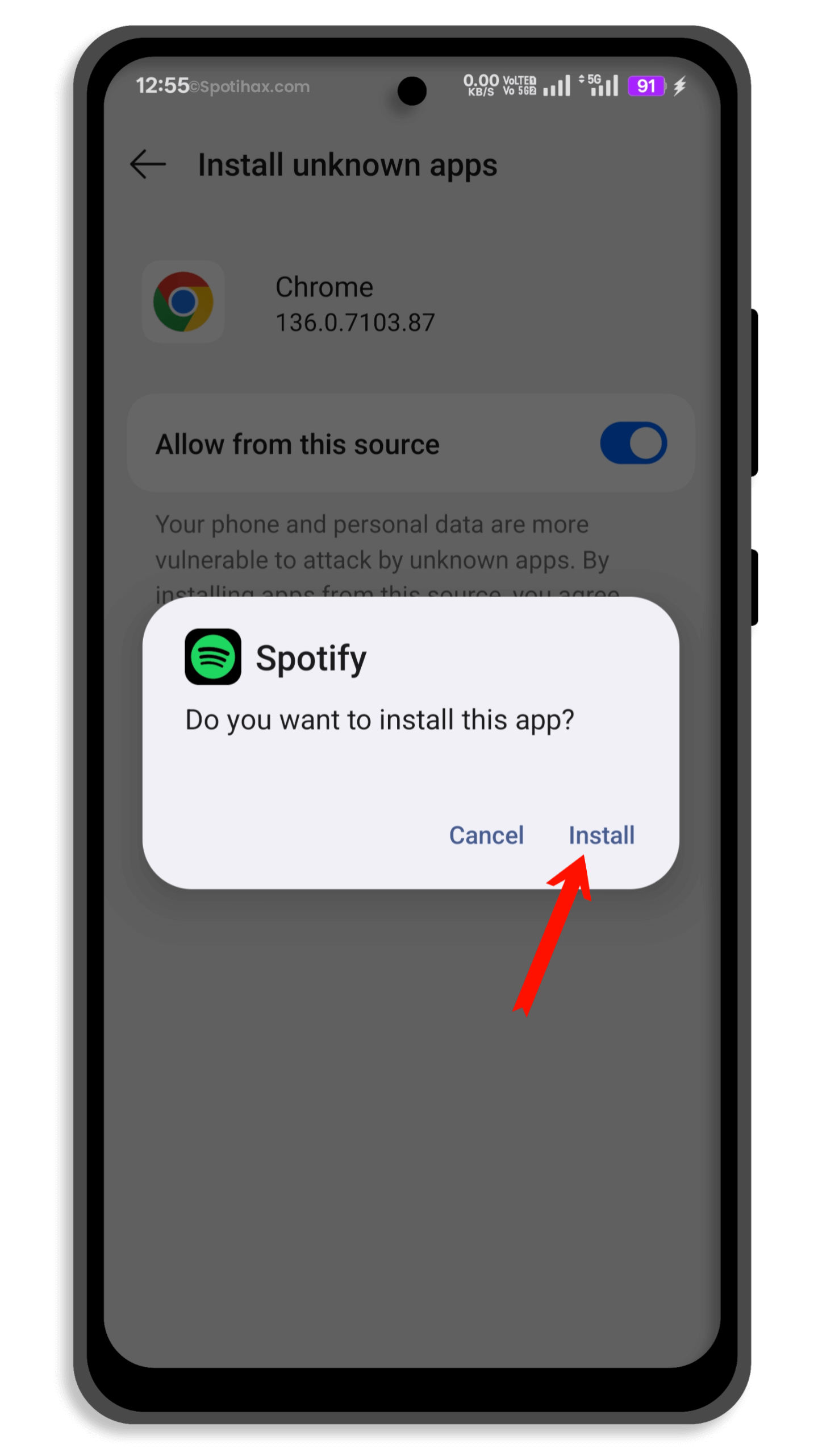 "How To Install & Use Spotify MOD APK" Guide Image