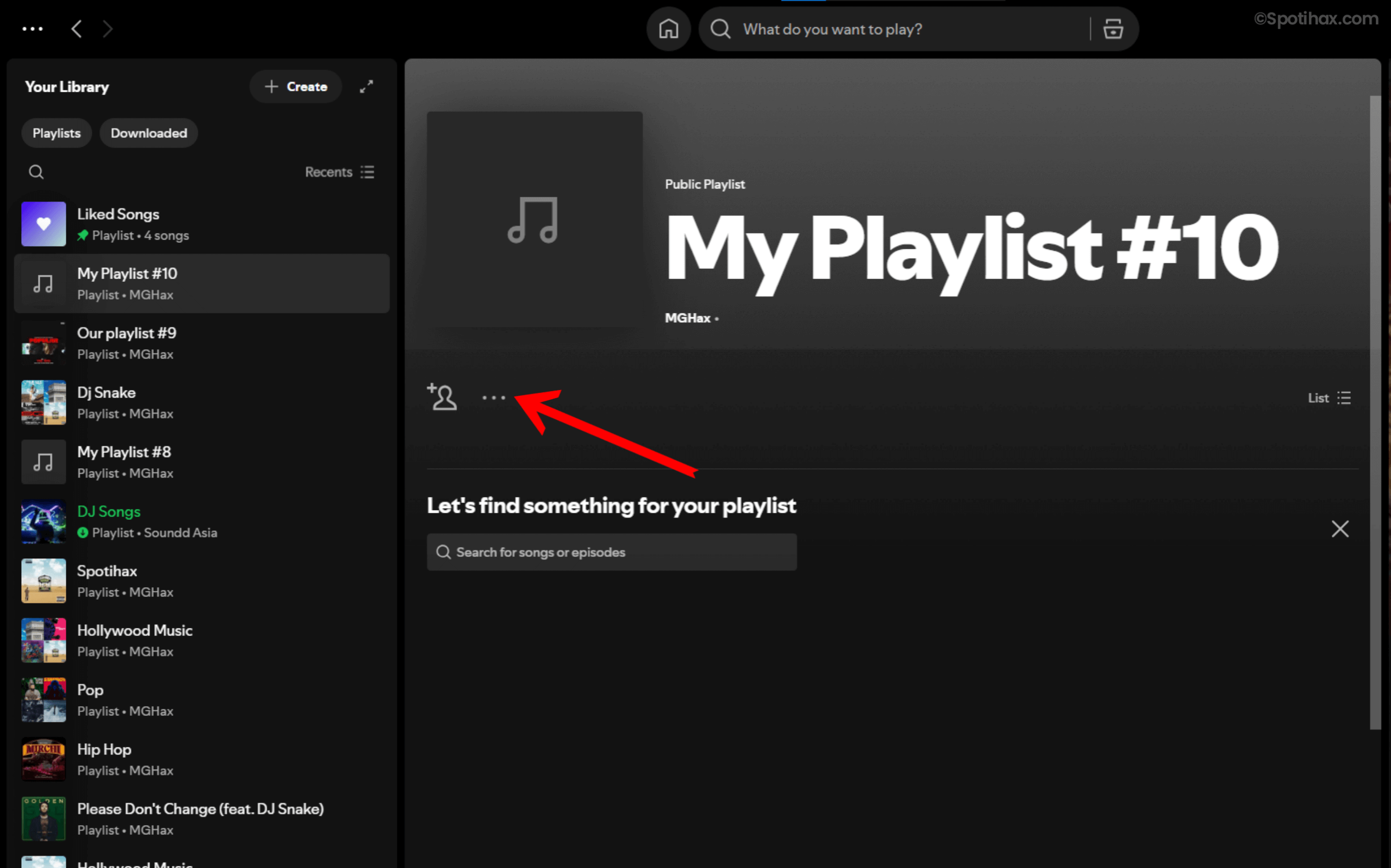 "How to Make a Collaborative Playlist on Spotify (Desktop)" Guide Image
