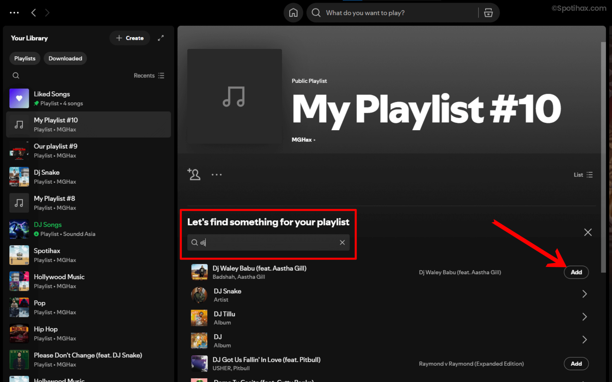 "How to Make a Collaborative Playlist on Spotify (Desktop)" Guide Image