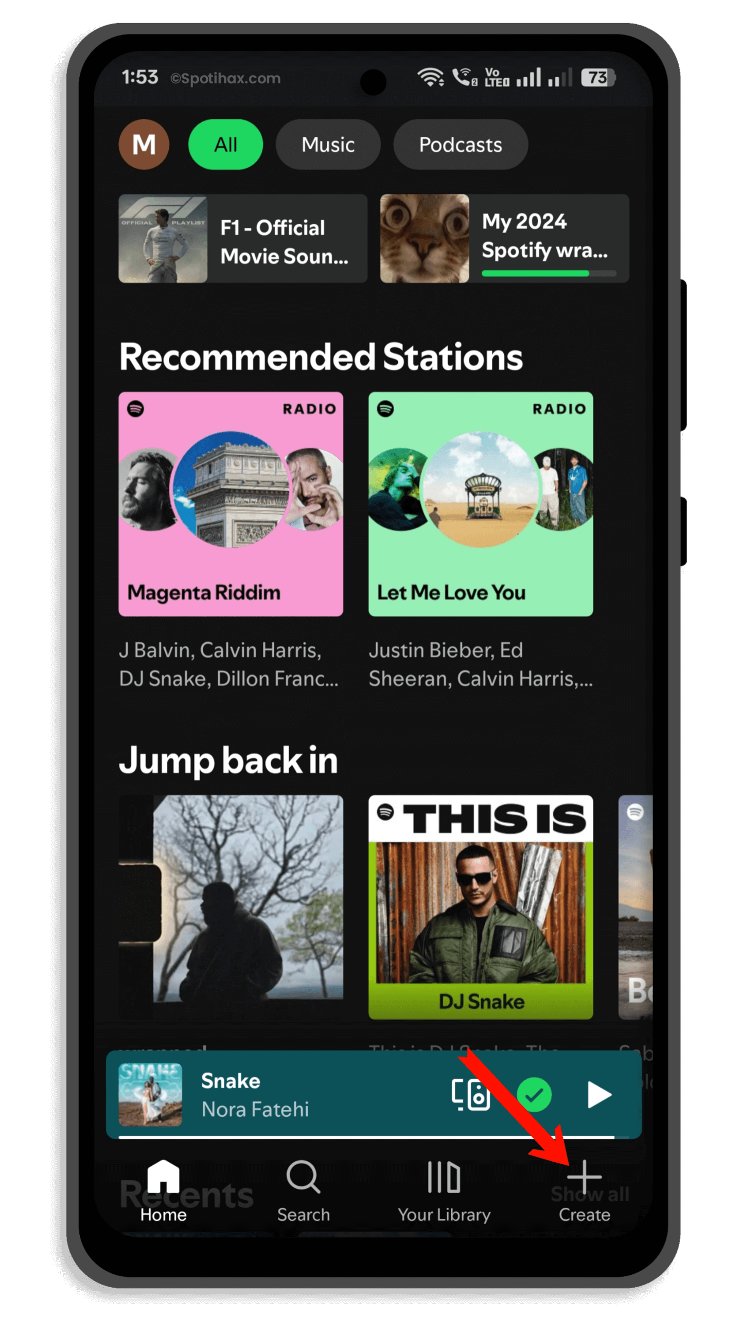 "How to Make a Collaborative Playlist on Spotify (Mobile)" Guide Image