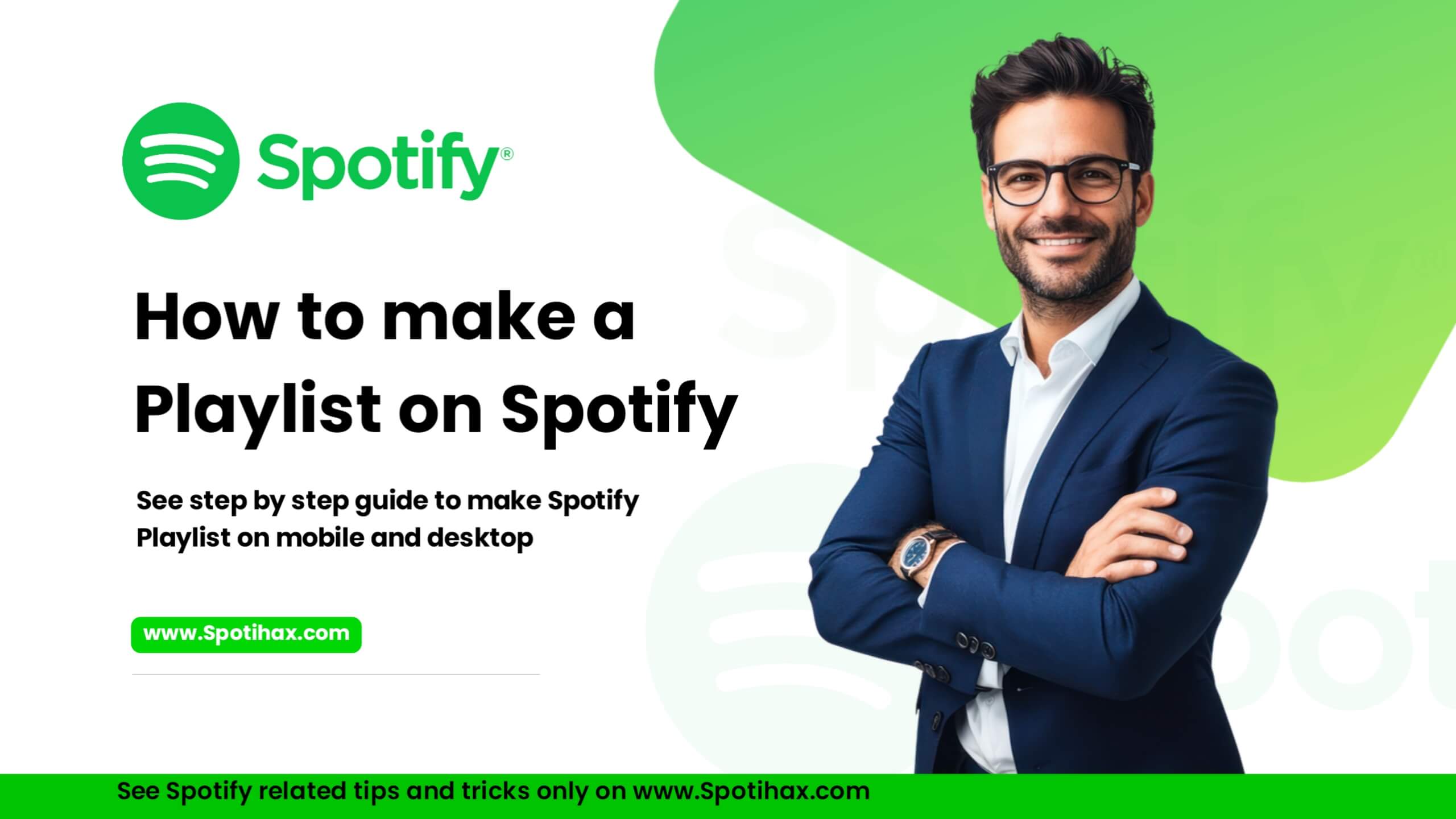"How to make a playlist on Spotify" Poster Image
