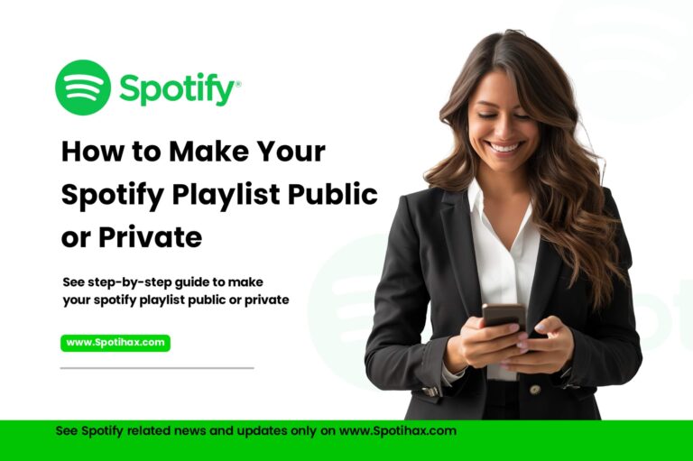 How to make your spotify playlist public or private poster image