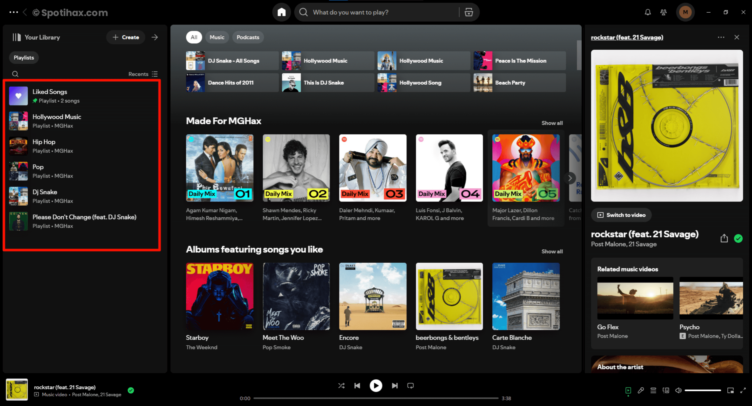 "How to Make Your Spotify Playlist Public or Private on Desktop" Guide Image