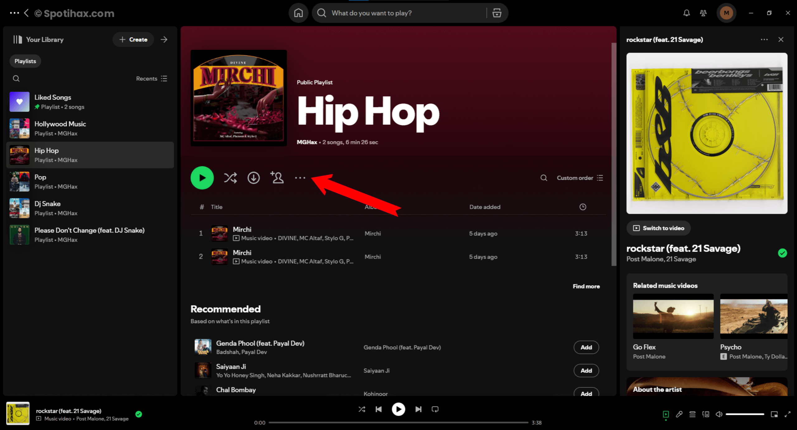 "How to Make Your Spotify Playlist Public or Private on Desktop" Guide Image