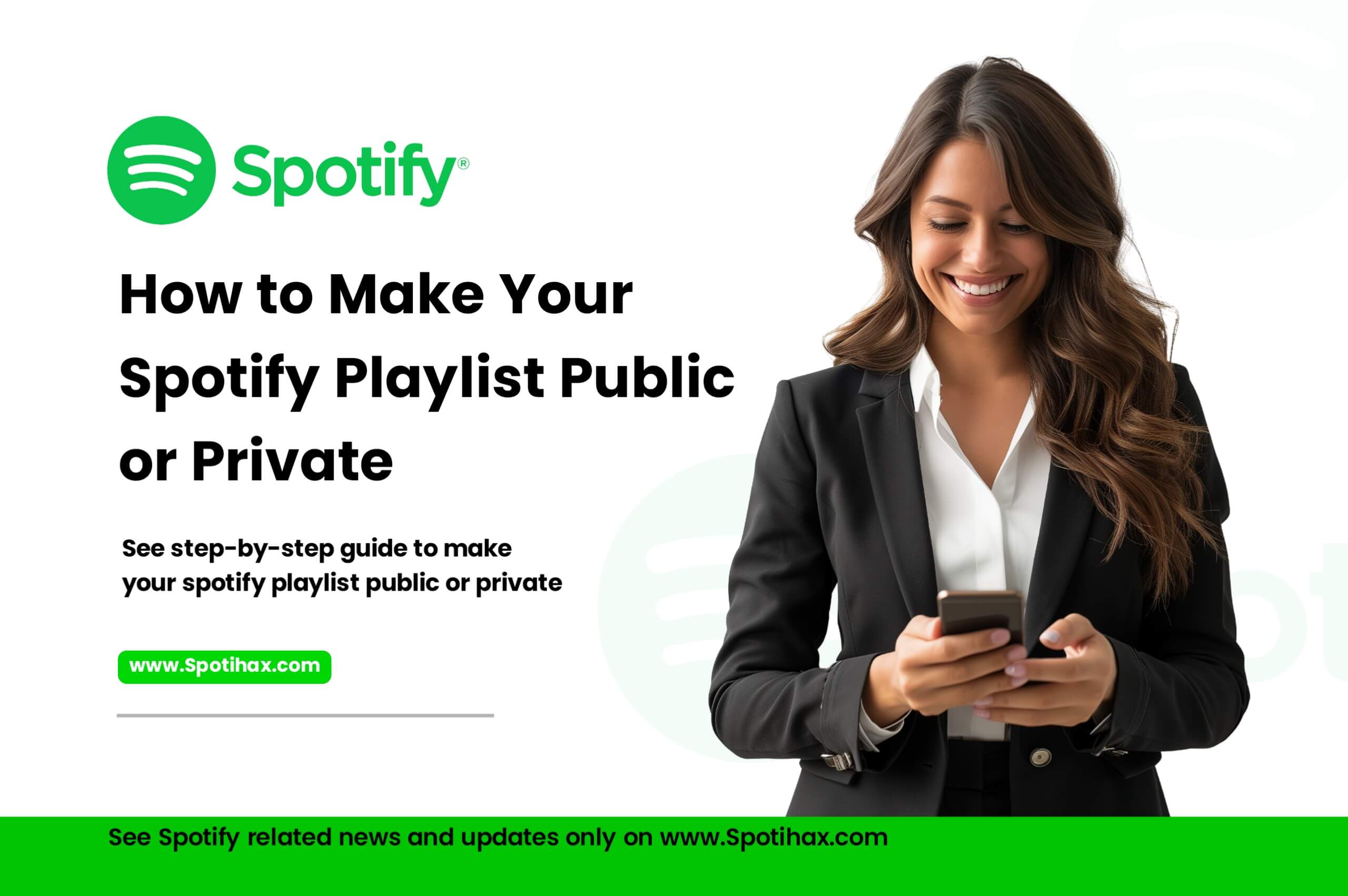 How to make your spotify playlist public or private poster image
