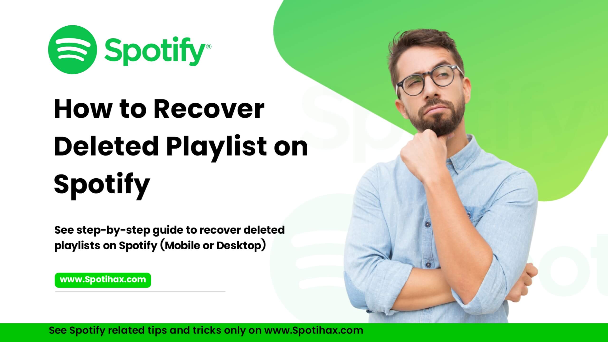 "how to recover deleted playlists on spotify" Poster Image