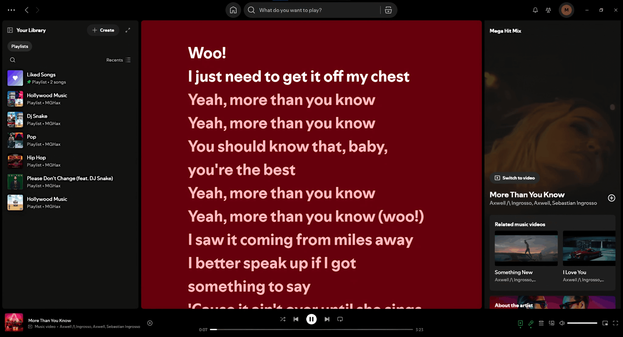 How to see lyrics on Spotify (Desktop) Guide Image