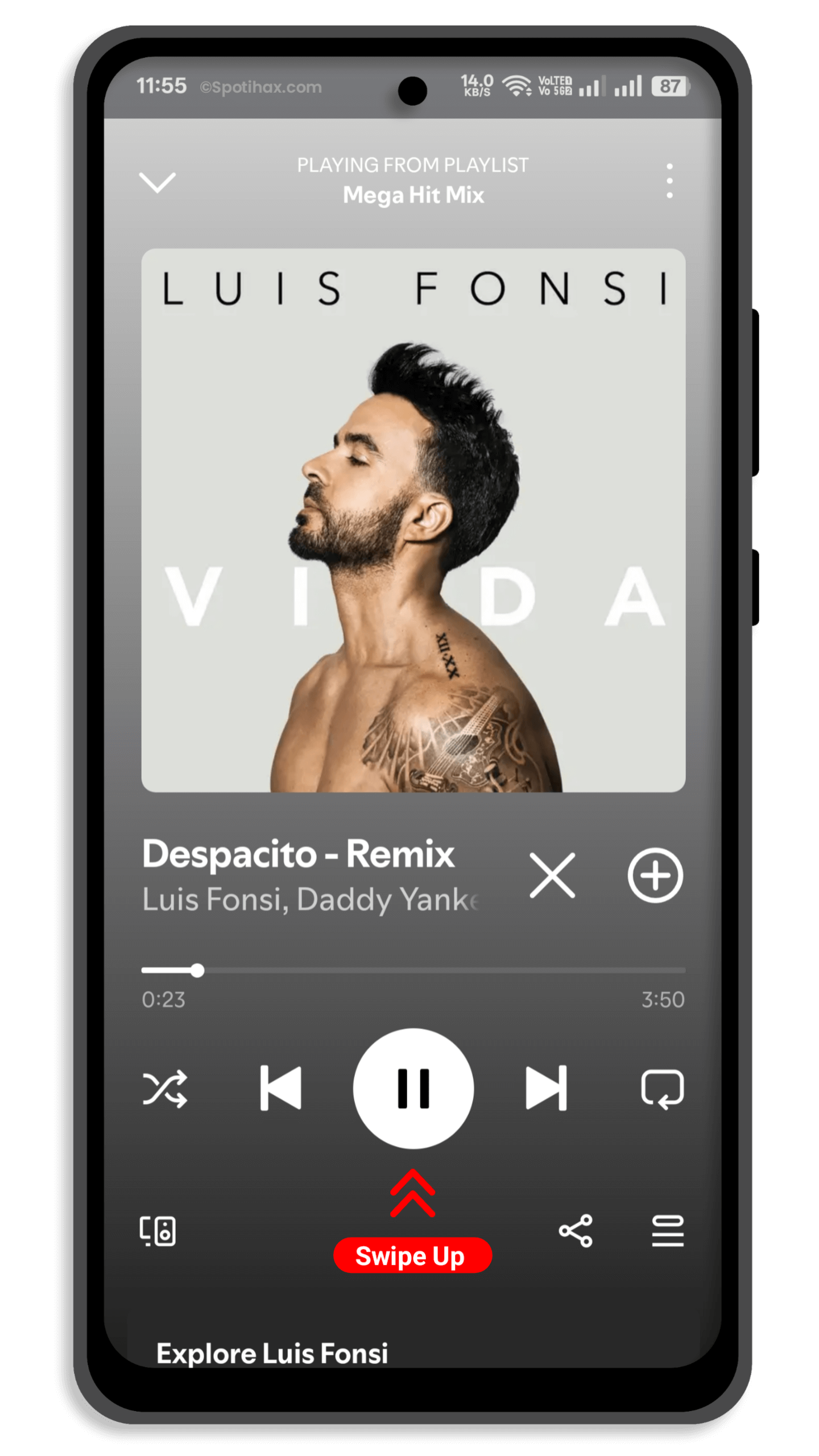 How to see lyrics on Spotify (Mobile) Guide Image