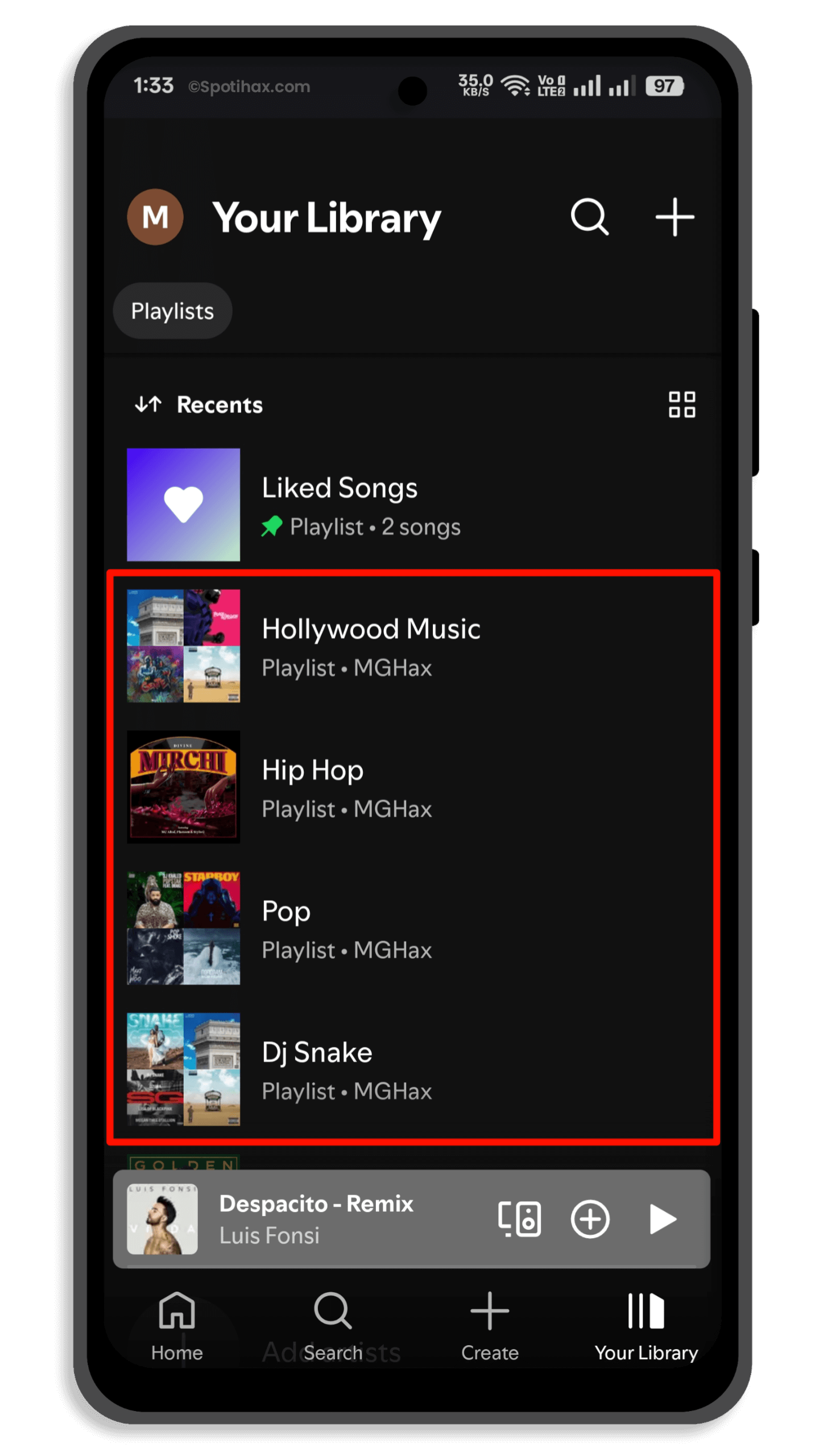 "How to Share a Spotify Playlist on Mobile" Guide Image