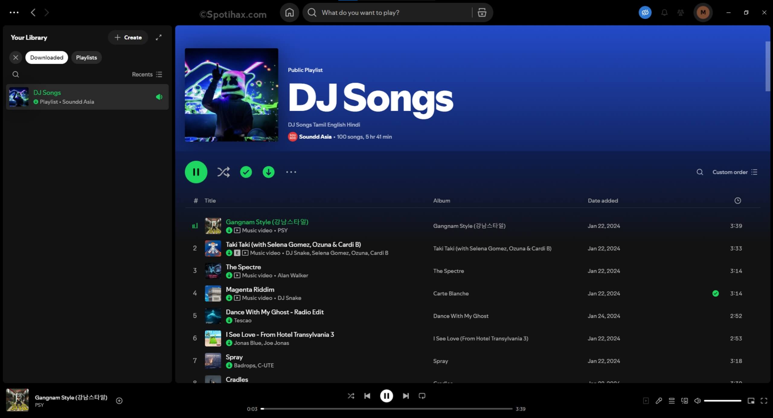 "How to turn on Spotify Offline Mode on Desktop" Guide Image