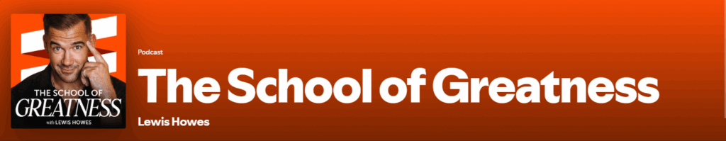 "School of Greatness Spotify Podcast" Poster Image